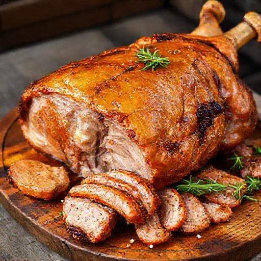 Janjetina na ražnju (Traditional Spit-Roasted Lamb)