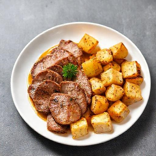 Quick Pečena teletina s krumpirom