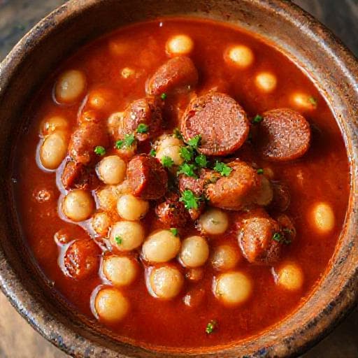 Quick Grah sa Kobasicom (Bean Stew with Sausage)