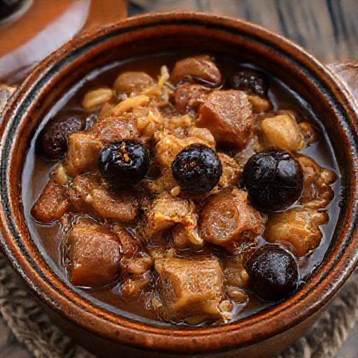 Kiseli kupus sa suhim mesom and Prunes