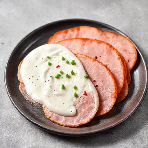 Quick Kuhana Šunka s Hrenom (Speedy Cooked Ham with Horseradish)