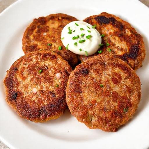 Quick Faširanci (Simplified Meat Patties)