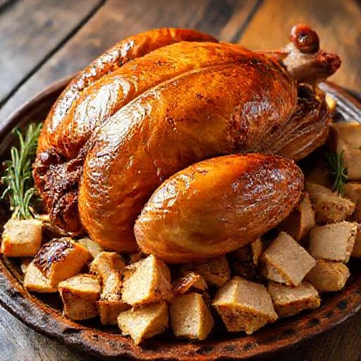 Traditional Pečena Guska s Mljincima
