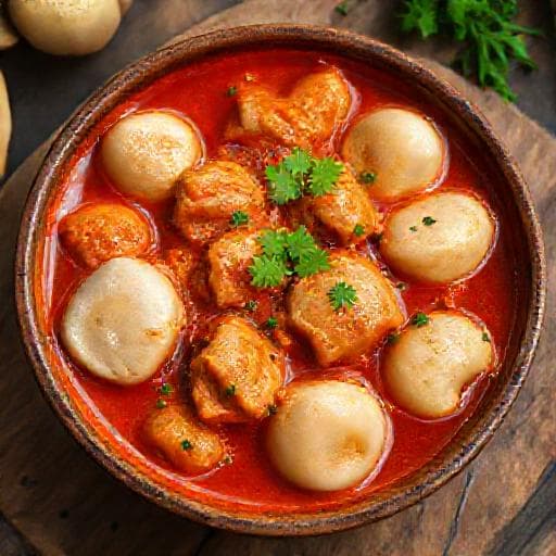 Traditional Chicken Paprikash with Dumplings (Pileći Paprikaš s Noklicama)