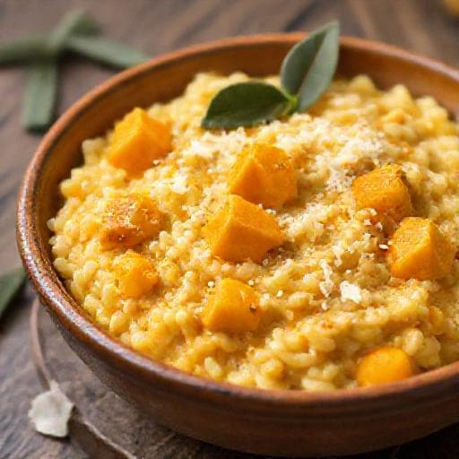 Klassisches Kürbisrisotto