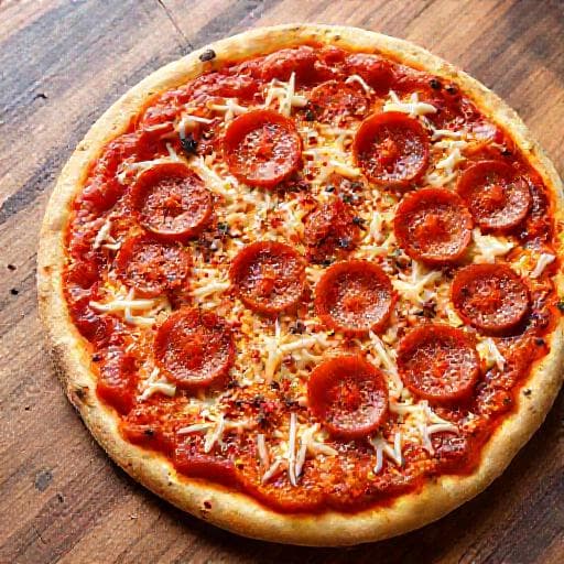 Schnelle Pizza Diavola (Blitz-Variante)