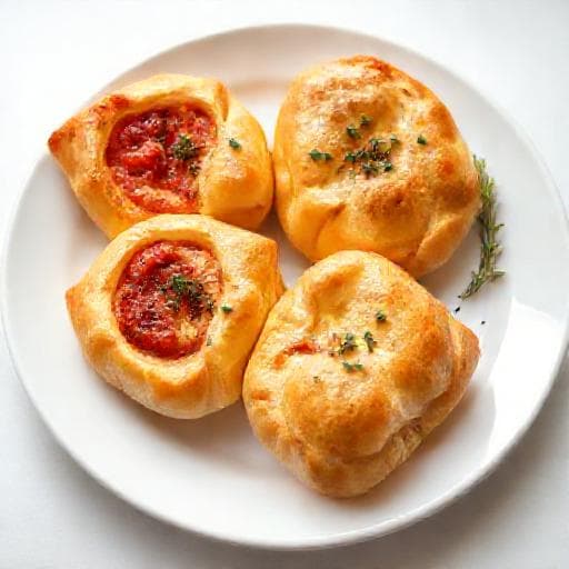 Schnelle Pizzabrötchen (Blitzrezept)