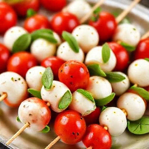 Schneller Caprese-Spieß