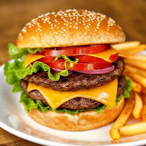 Klassischer Rindfleisch-Burger
