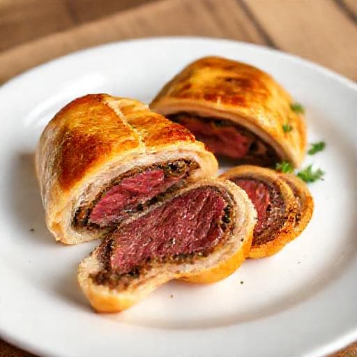 Schnelles Beef Wellington (Blitz-Variante)