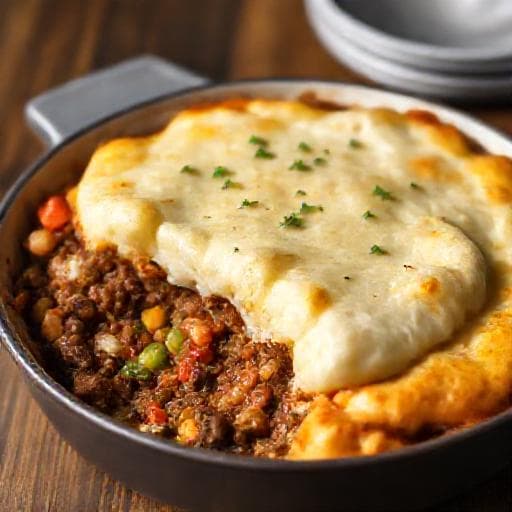 Schneller Shepherd's Pie mit Rinderhack