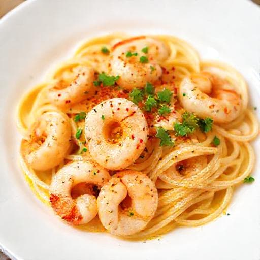 Schnelle Scampi Aglio e Olio