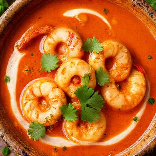 Klassisches Garnelen-Curry