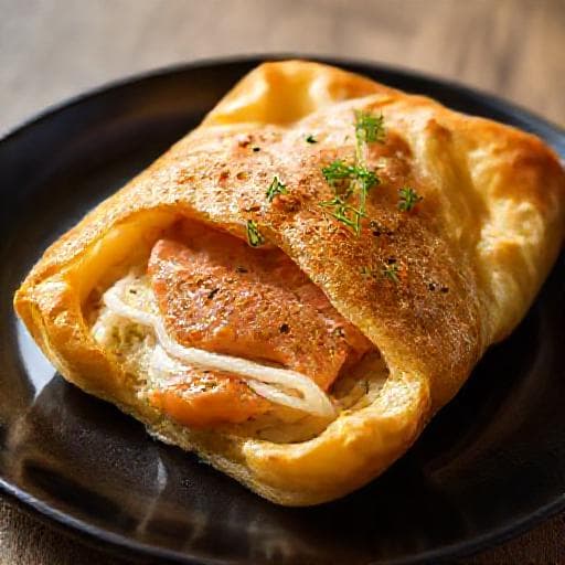 Lachs in Blätterteig mit Fenchel und Pernod