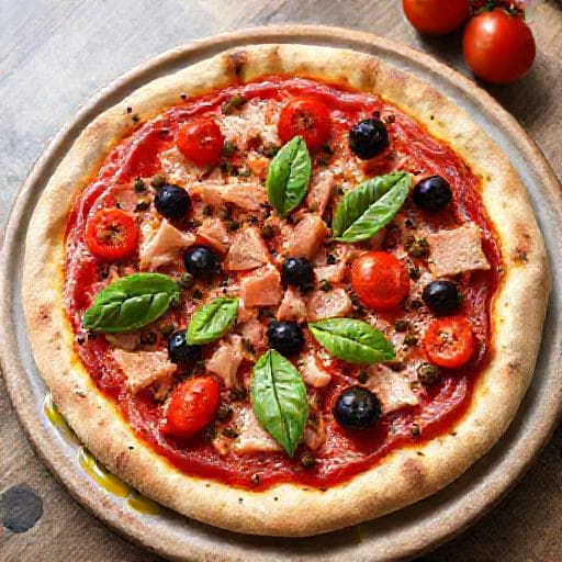 Thunfisch-Pizza "Mediterrane Art"