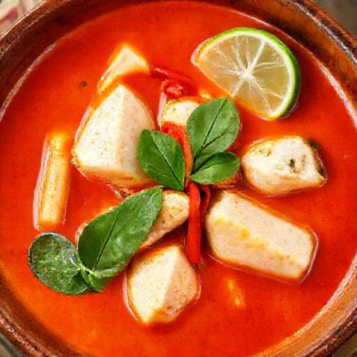 Fisch-Curry nach Thai-Art (Gaeng Phet Pla)