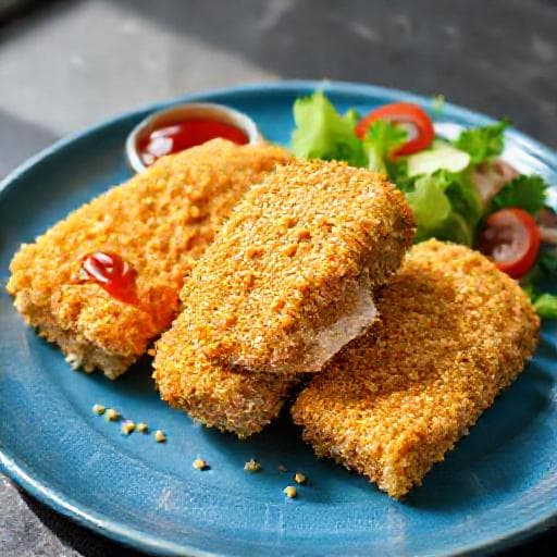 Schnelle Fischstäbchen mit Cornflakes-Panade