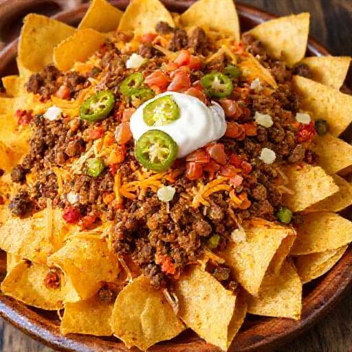 Klassische Loaded Nachos