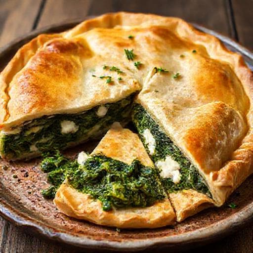 Klassische Spanakopita