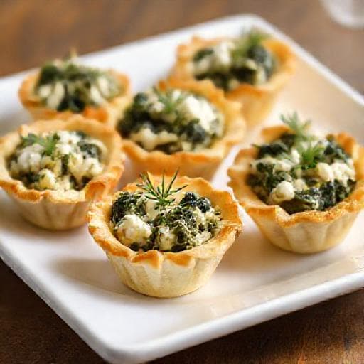 Spanakopita-Tartelettes