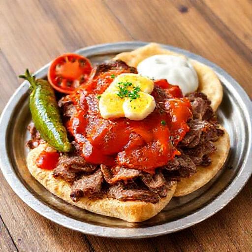 Klassischer İskender Kebab