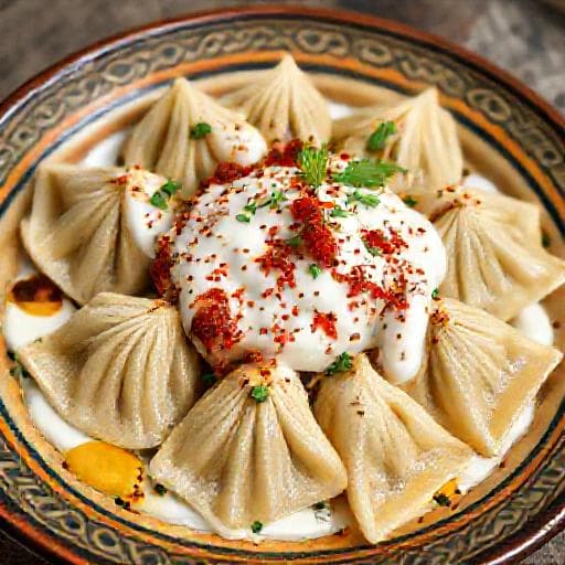 Kayseri Manti mit Sumach und Minze