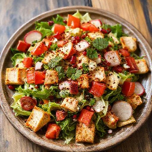 Klassischer Fattoush Salat