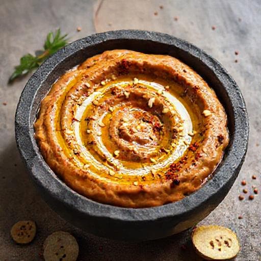 Baba Ganoush mit geräuchertem Paprika