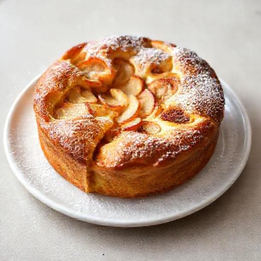 Klassischer Unsichtbarer Apfelkuchen