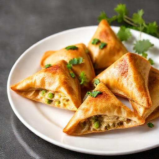 Schnelle Samosas aus Blätterteig