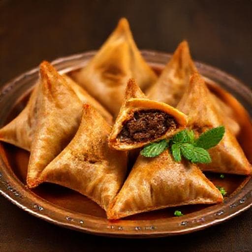 Lammhackfleisch-Samosas (Keema Samosas)