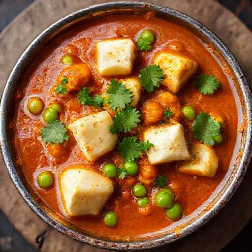 Matar Paneer - Klassisch