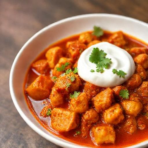 Schnelles Hähnchen Vindaloo