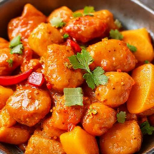 General Tso Huhn mit Orange und Chili