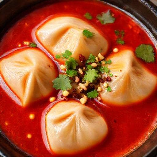 Sichuan Wonton-Suppe (Hong You Chao Shou)