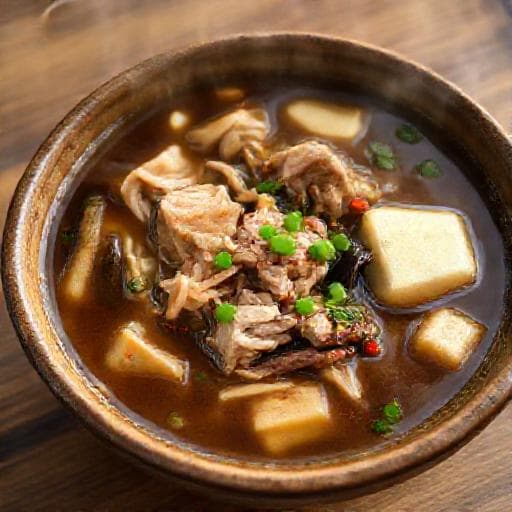 Klassische Sauer-scharfe Suppe