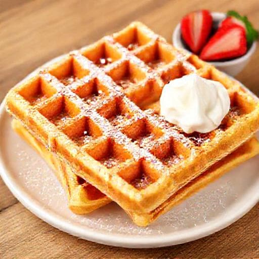 Klassische Belgische Waffeln