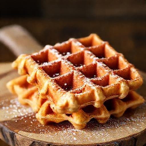 Belgische Waffeln mit Lütticher Twist (Zuckerwaffeln)