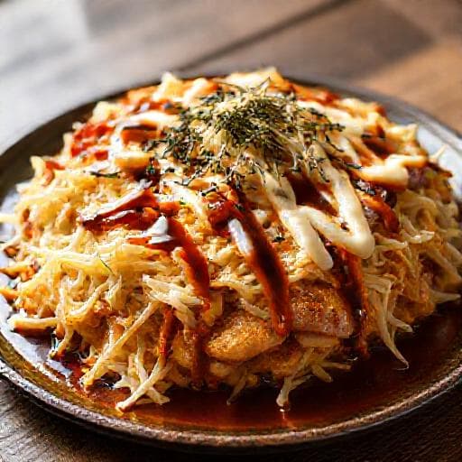 Okonomiyaki (Osaka-Stil)