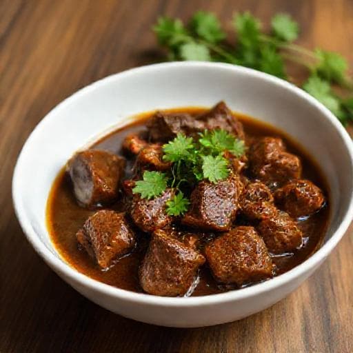 Schnelles Rindfleisch Rendang (vereinfacht)