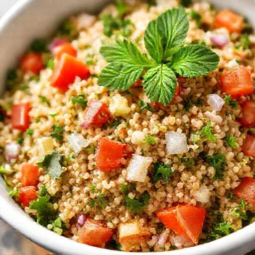 Klassischer Bulgursalat (Tabbouleh)