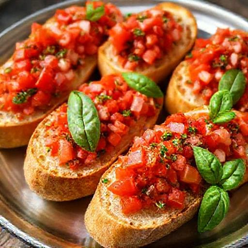Schneller Tomaten-Brot-Salat (Bruschetta-Stil)