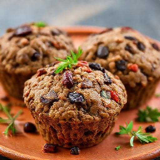 Mediterrane Protein-Muffins mit Linsen und Kräutern