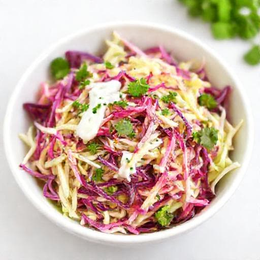 Schneller Krautsalat mit Joghurt-Dressing