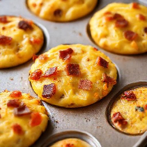 Schnelle Speck-Ei-Muffins