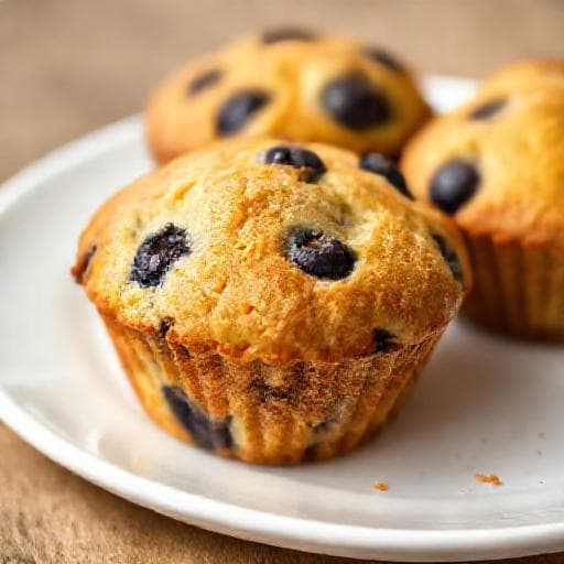 Schnelle Blaubeer-Muffins (Blitzrezept)