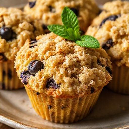 Blaubeer-Streusel-Muffins