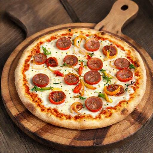 Klassische Quark-Pizza