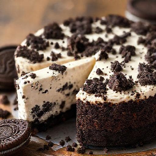 Klassischer Oreo-Käsekuchen