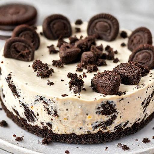Schneller Oreo-Käsekuchen ohne Backen
